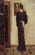 George Hendrik Breitner The Earring oil on canvas